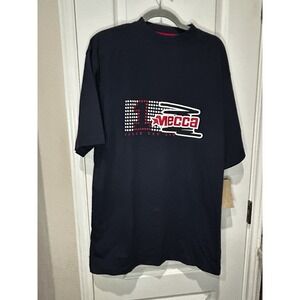 VTG Mecca Since Day One Navy Tshirt NWT Sz M Y2K 10th Anniversary